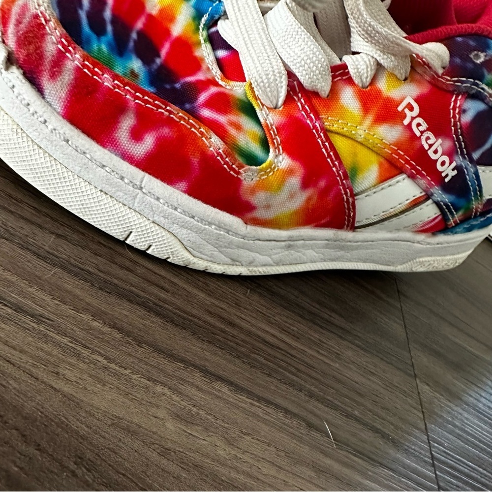 Reebok x Heelys Tie-Dye Roller Sneaker Shoes Youth Size 3 - Picture 12 of 16